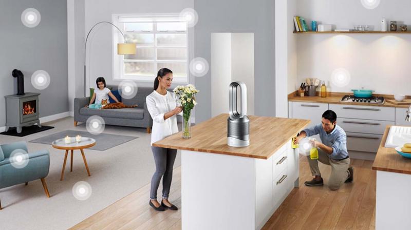 The UK-based Dyson claims its line of air purifies literally go through military-grade testing and development.