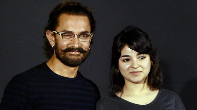 Aamir Khan and Zaira Wasim.