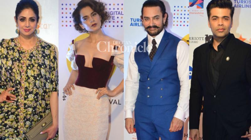 Kangana steps out after Hrithiks claims, crosses paths with Karan, other stars
