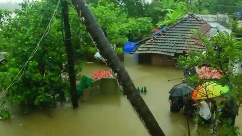 Around 17,900 people were shifted to relief camps in Ernakulam. (Photo: ANI/Twitter)