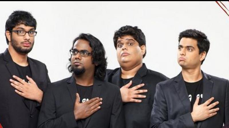 The comedy group announced on Monday that two of its founding members Tanmay Bhat and Gursimran Khamba were stepping away from the organisation. (Screengrab | Twitter | AIB)