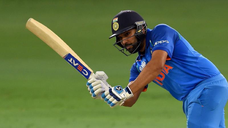 Rohit Sharma slammed another 50 as India inched closer to victory. (Photo: AFP)