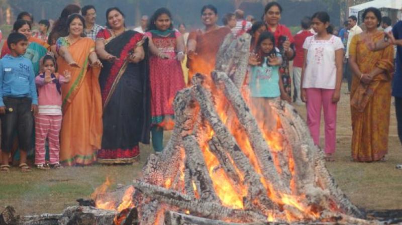 People celebrating Bogi festival (Photo: PTI/File)