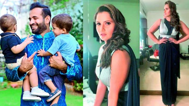 Celebrities such as Irfan Pathan, Sania Mirza, have been actively posting their photos on social media