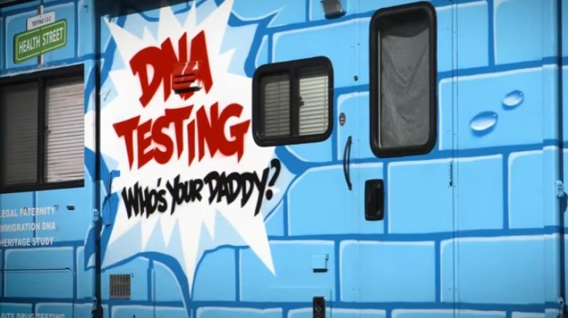 The Whos Your Daddy? truck is the brainchild of Jared Rosenthal who works at a health testing company called Health Street. (Credit: YouTube)