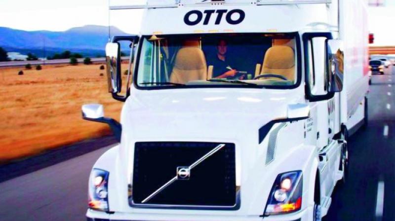 Otto, a technology start-up owned by Uber, recently outfitted an 18-wheel delivery truck with self-driving equipment and sent it on its maiden voyage to make the first delivery by a sentient truck.