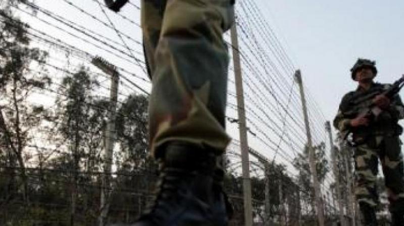 The BSF said that the Pakistani Rangers started unprovoked firing and shelling on its outposts in R.S.Pura and Arnia sectors around 9 pm on Wednesday and continued it through Thursday. (Representational image)