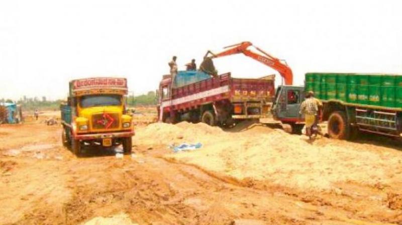 The government departments want a mobile application to be developed that can help monitor free sand scheme while restraining illegalities in Guntur district.