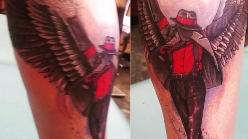 Screenshots of the tattoo( Pic courtesy: Instagram/ princejackson).