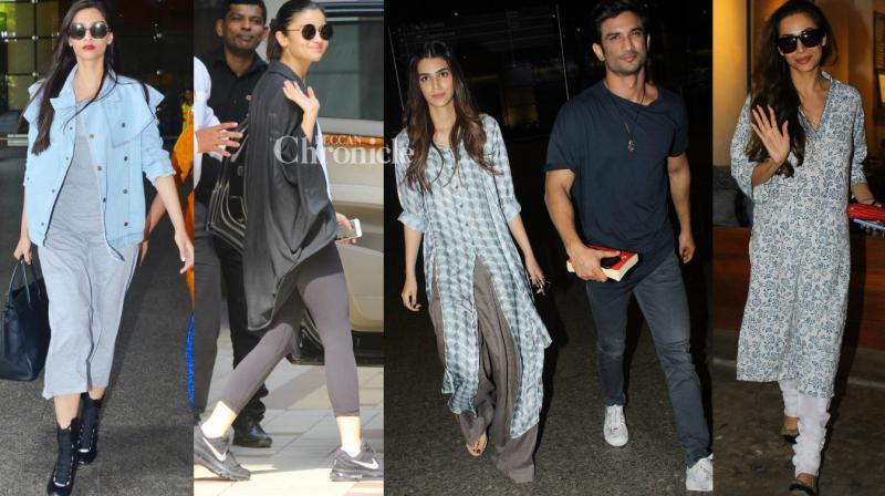 Alia, Sonam, Sushant-Kriti, Malaika, other stars give paparazzi a busy day