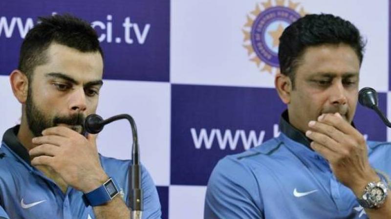 Anil Kumble stepped down from the position of Team India head coach following differences with skipper Virat Kohli. (Photo: AFP)