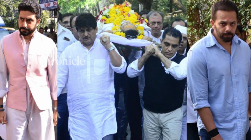 Abhishek, Rohit Shetty, others pay last respects to Neeraj Vora