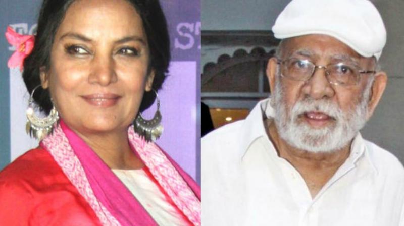 Shabana Azmi and Lekh Tandon.