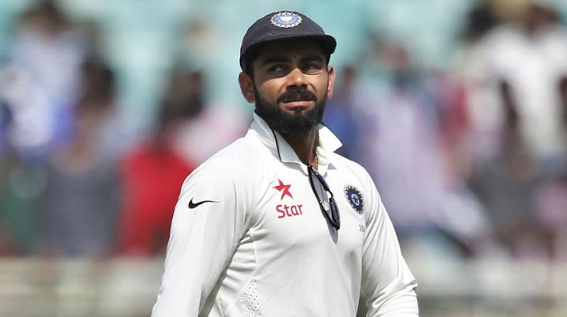 Skipper Virat Kohlis batting played a big part in Indias win over England in the second Test in Visakhapatnam. (Photo: AP)