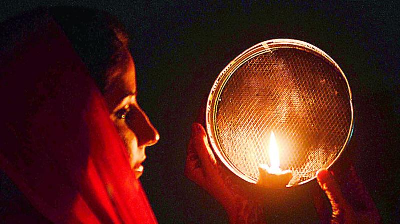 Karwa Chauth, once a Punjabi ceremony observed by women for the long and healthy life of their husbands, is now a full-fledged festival celebrated across India.