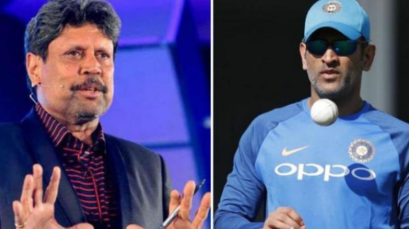 World Cup-winning cricket captain Kapil Dev on Monday said that people expect under-pressure MS Dhoni to perform as he was during his early 20s. (Photo: PTI / AFP)