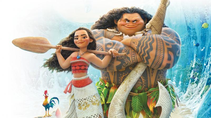 A still from the movie Moana