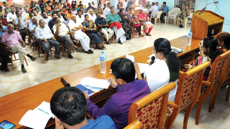 Haritha Keralam project meeting held at Palakkad on Friday. 	(Photo: DC)