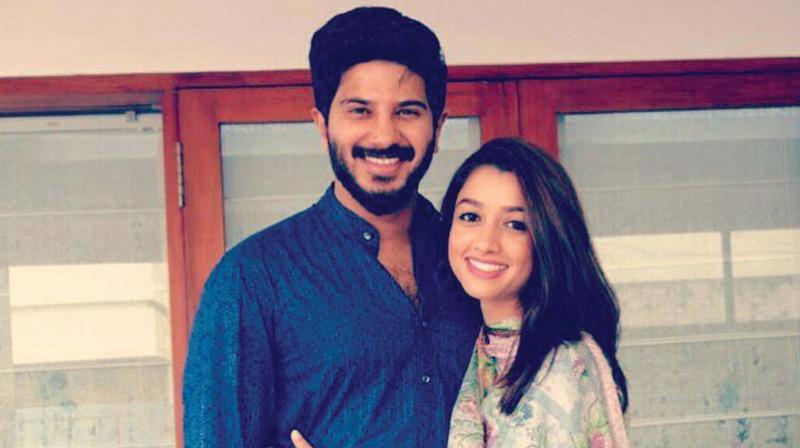 Dulquer and his wife Amaal