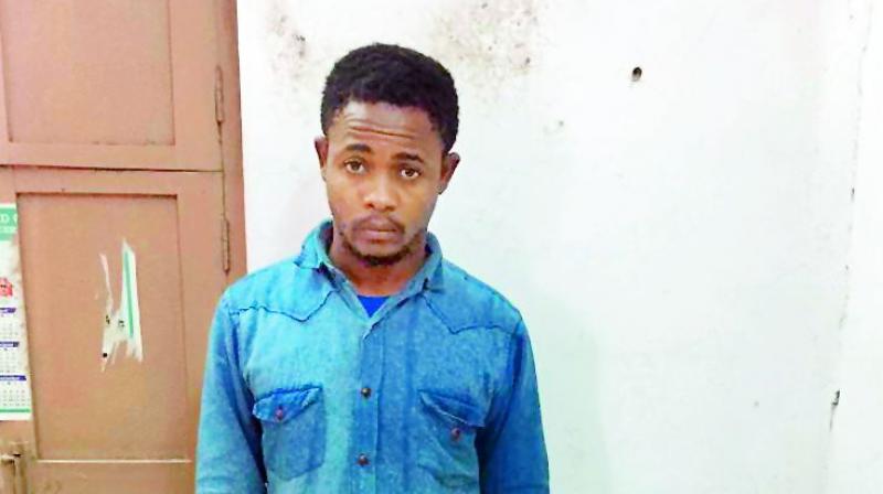 The arrested was identified as Donlock, 25, who came to Hyderabad on a business visa and was residing at Tolichowki, said the inspector of West Zone Task Force, Gattu Mallu. (Representation image)