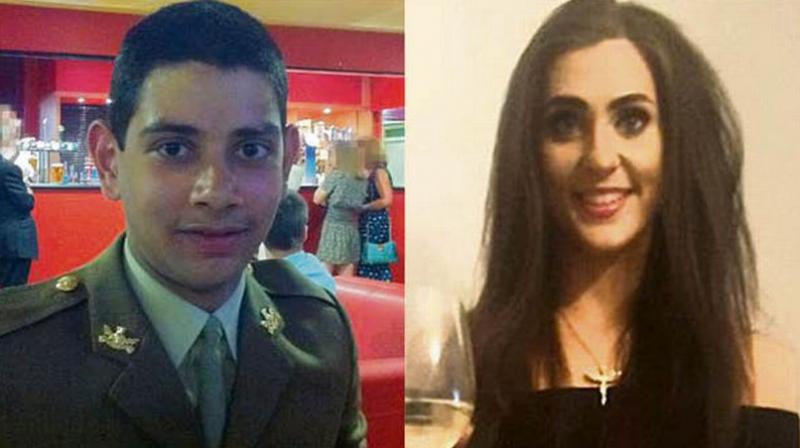 Lance Corporal Trimaan Harry Dhillon and Alice Ruggles. (Photo: Facebook)