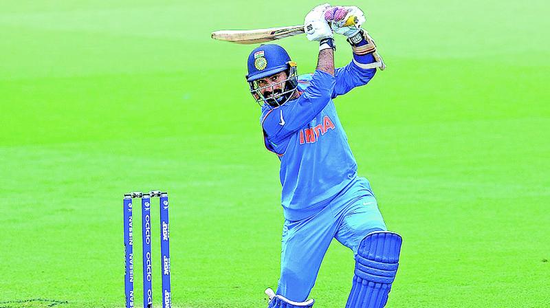 Impressive Dinesh Karthik makes his case with a 77-ball 94.	(Photo: ICC)