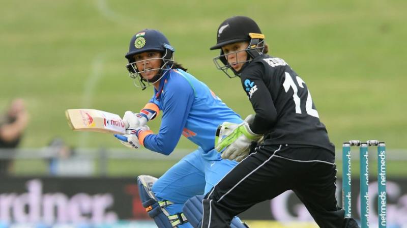 Mandhana, who had scored 58 and 36 in the first two matches, continued her red-hot form by notching up her eight T20I fifty and second of the series as she dominated against New Zealand bowlers yet again. (Photo: BCCI)