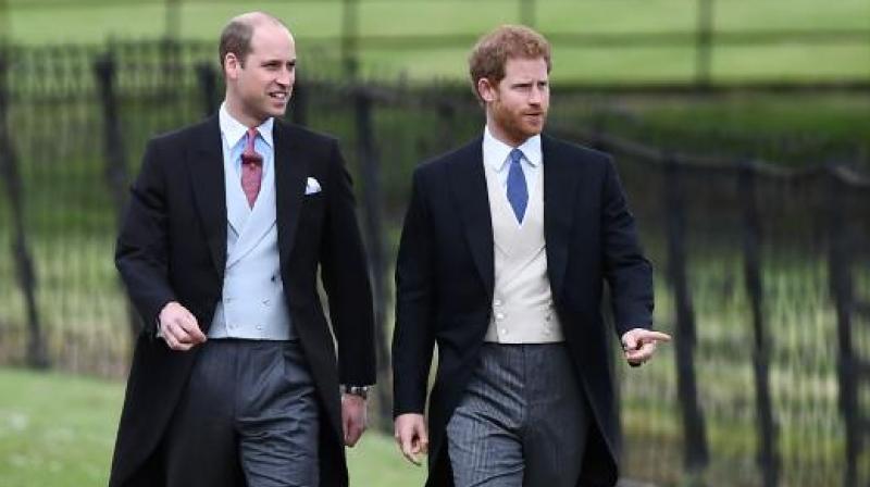 Prince Harry and Prince William. (Photo: AFP)