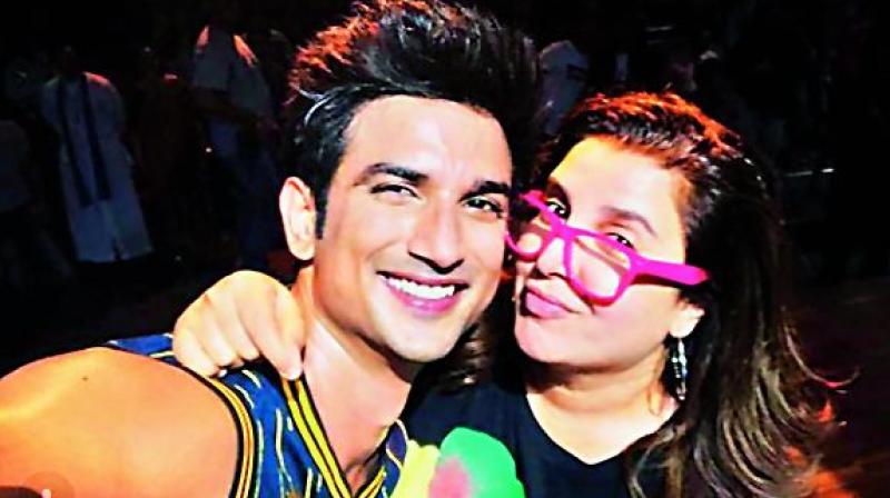 SSGs instagram picture with Farah Khan