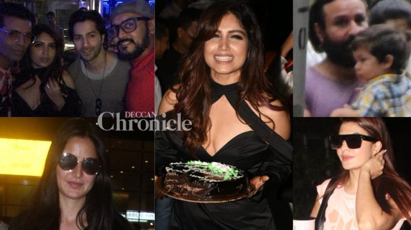 Bhumi turns year older with Varun, KJo; Katrina back, others stars also clicked