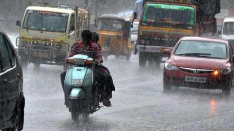 On Tuesday, extremely heavy rain occurred at a few places in the district of Nizamabad, Adilabad, J. Bhupalpally, Jagtial, Kumaram Bheem, Kamareddy, Nirmal, Mancherial and Rangareddy of Telangana. (Representational Image)