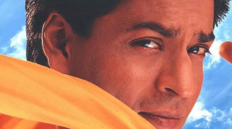 SRK in a still from Phir Bhi Dil Hai Hindustani.