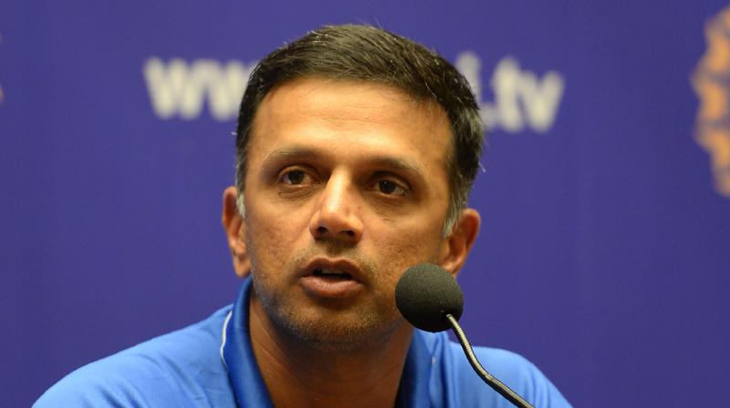 I did not go into their dressing room. They had a talented left-arm fast bowler and I thought, he bowled really well in the tournament. So, I just congratulated him. I met him outside their dressing room and said, well done in the tournament,\ said Rahul Dravid. (Photo: AFP)