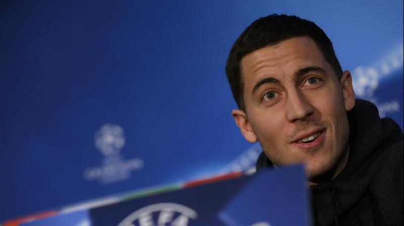 Eden Hazard  has won Player of the Year awards for his part in leading Chelsea to two Premier League titles, but is yet to take Europes premier club competition by storm. (Photo: AP)