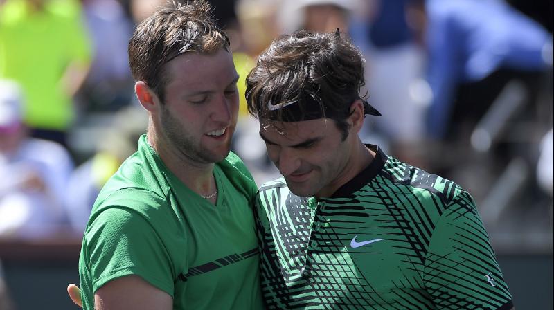 Jack Socks only loss came against Federer in his opening match.(Photo: AP)