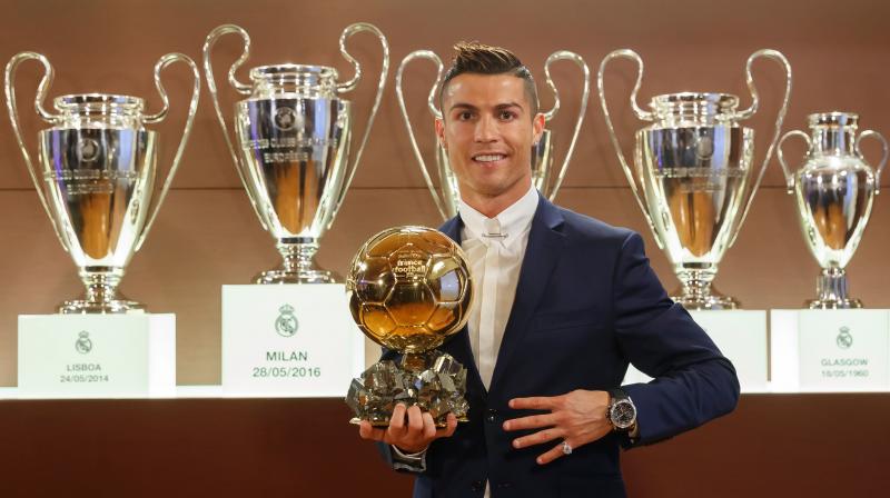 The star striker further said that his ambition is to keep winning the award till he is playing before expressing that he wants three more children. (Photo: AFP)