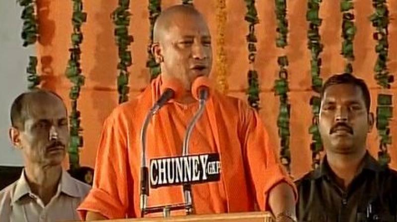 Uttar Pradesh Chief Minister Yogi Adityanath. (Photo; ANI/Twitter)