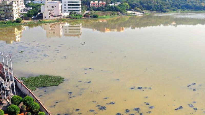 Till 15 years back Necknampur Lake was a drinking water source, but now it is a polluted lake and has become a dumping yard. (Representational image)