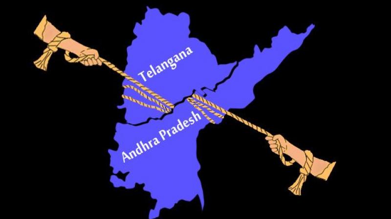 The Telangana State government has adopted a new strategy to resolve the issue of sharing assets of 9th and 10th scheduled institutions.