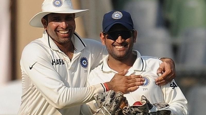 Back in 2008, during Laxmans 100th Test when India played Australia in Nagpur, Laxman described more of a playful Dhoni. (Photo: AFP)