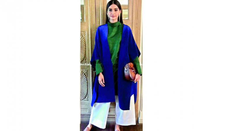Sonam Kapoor wears a Payal Khandwala ensemble @sonamkapoor (Photo courtesy: @stylebyami)