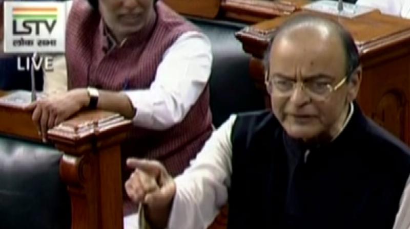 Arun Jaitley said Gandhi has natural dislike for truth and had earlier manufactured his conversation with French president, which was denied by French government. (Photo: ANI)