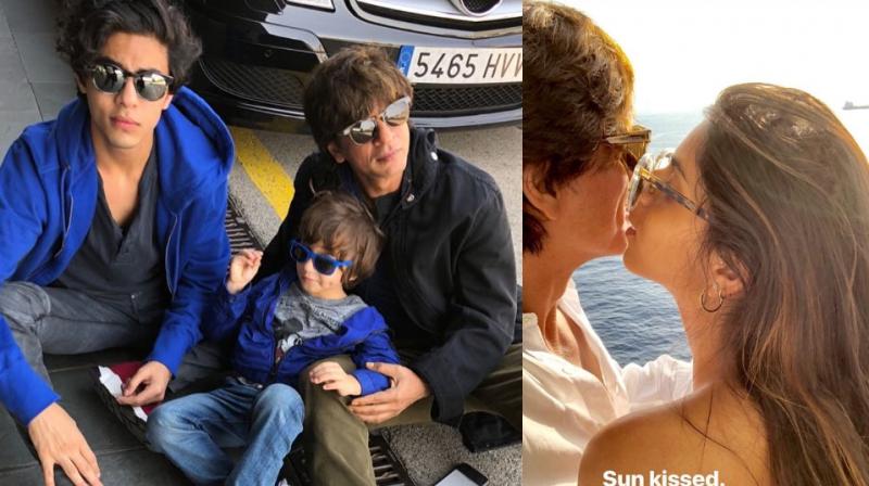 Pictures shared by Shah Rukh and Gauri Khan on Instagram.