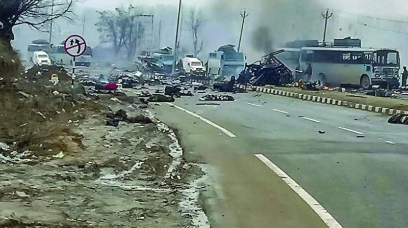 The Central Reserve Police Force (CRPF), which lost as many as 49 of its men in the worst ever terror attack, is trying to come to terms.A scene of the spot after militants attacked a CRPF convoy in Goripora area of Awantipora town in Pulwama district of J&K on Thursday. At least 49 CRPF jawans were killed in the attack. (Photo: PTI)