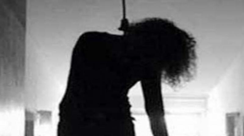 A 19-year-old girl committed suicide by hanging herself to death at her residence in Miyapur on Wednesday.