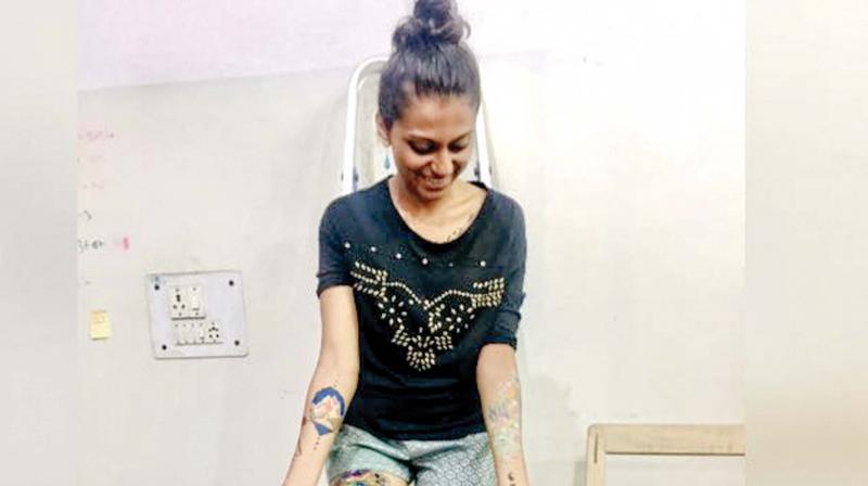 Its World Mental Health Week and city girl Sanchana Krishnans campaign features artists spreading awareness about the same through a unique body art activity.