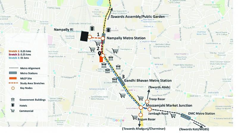 The multi-level parking will come up near Nampally and Gandhi Bhavan Metro Rail stations.