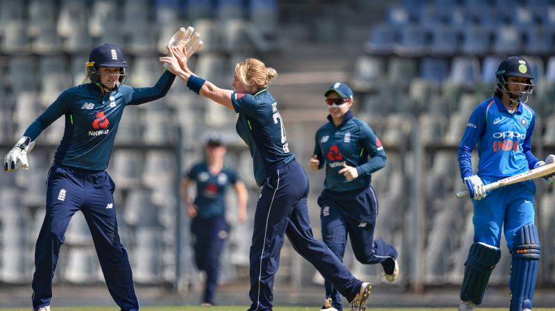 Early on, Brunts dazzling five-for held India to 205-8 as England staged an incredible turn around despite Smriti Mandhana and Punam Rauts valiant fifties. (Photo: PTI)