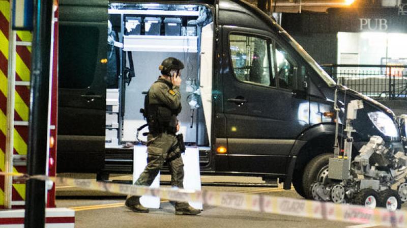 Police Chief Vidar Pedersen confirmed that the device found on Saturday night, initially described as bomb-like was an explosive. (Photo: AP)