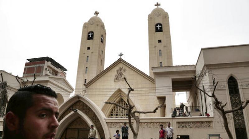 Bombs tore through two Egyptian churches in different cities as worshippers were marking Palm Sunday, killing at least  44 people and wounding around 126 in an assault claimed by the ISIS. (Photo: AP)